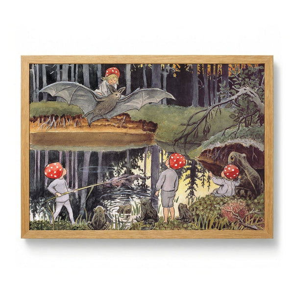 Tomtebobarnen Fladdermusen by Elsa Beskow
