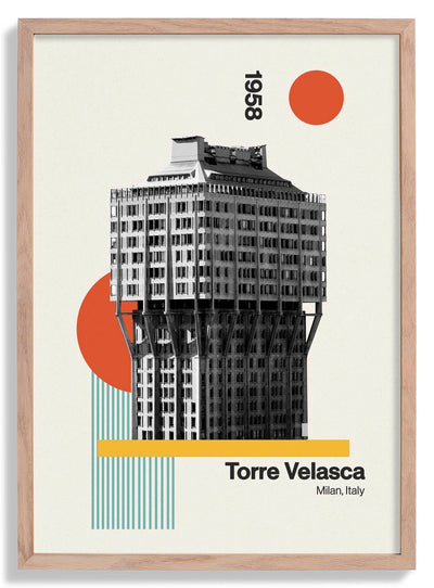 Torre Velasca door Nico Tracey