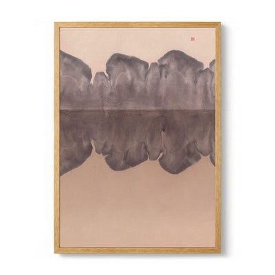Tranquil Mountain Reflection by Thoth Adan