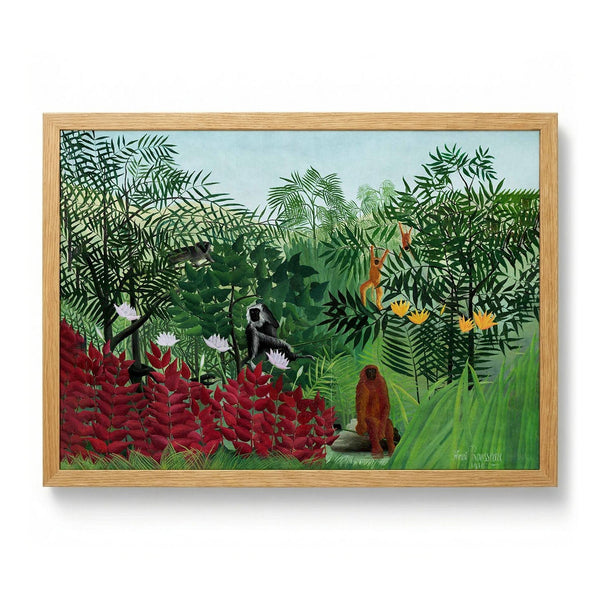 Tropical Forest par Rousseau Art Print
