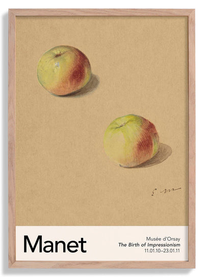 Two Apples by Manet Exhibition