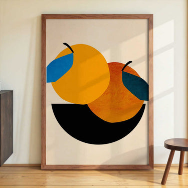 Two Oranges by Kubistika - Kuriosis Fine Art GmbH