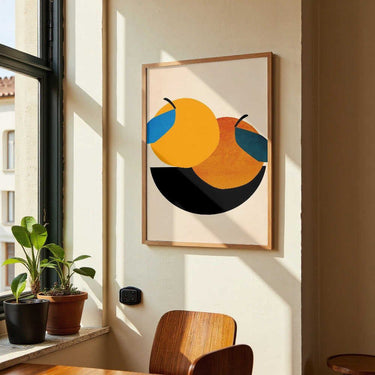 Two Oranges by Kubistika - Kuriosis Fine Art GmbH