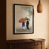 Two Women in the Rain by Ohara Koson - Kuriosis Fine Art GmbH