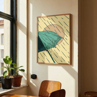 Umbrella in the Rain by Nicholas - Kuriosis Fine Art GmbH