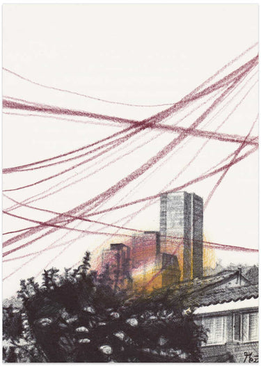 Urban Sunset by Mirjam Schrei - Kuriosis Fine Art GmbH