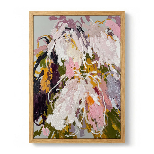 Vibrant Abstract Blooms by Edie