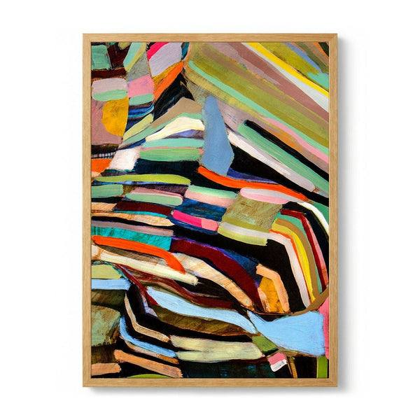 Vibrant Abstract Layers by Claire