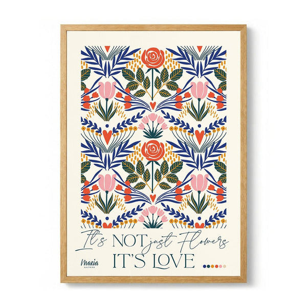 Vibrant Botanical Love by Maria Galybina