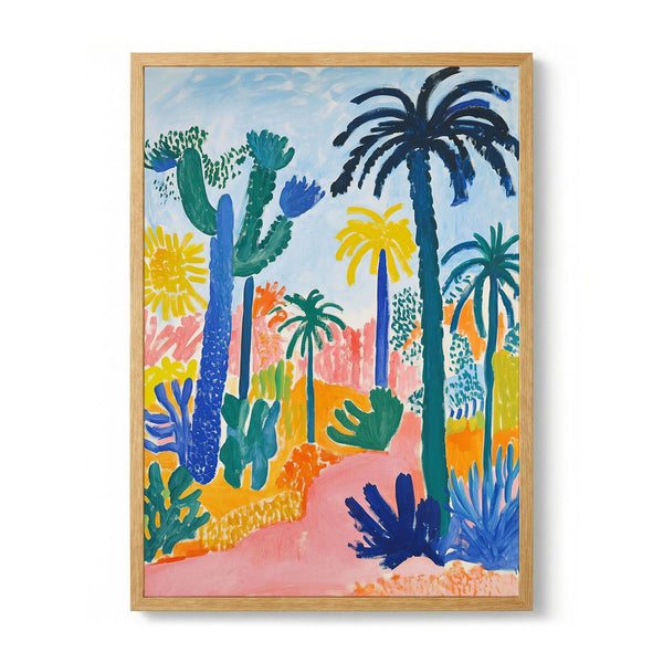 Vibrant Desert Landscape by Mathieu