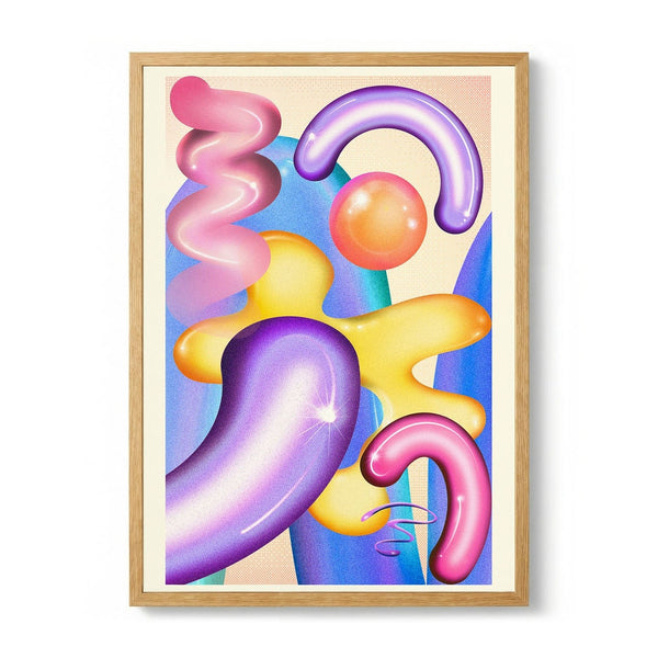 Vibrant Fluid Forms by The Art Concept
