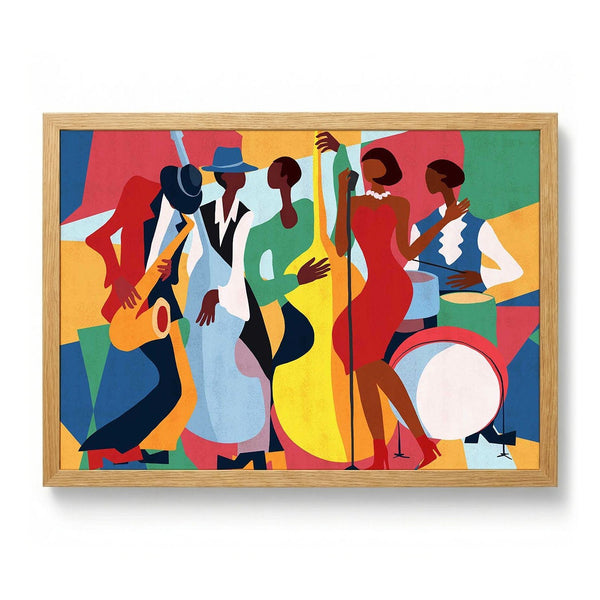 Vibrant Jazz Ensemble by CATS AND DOTZ
