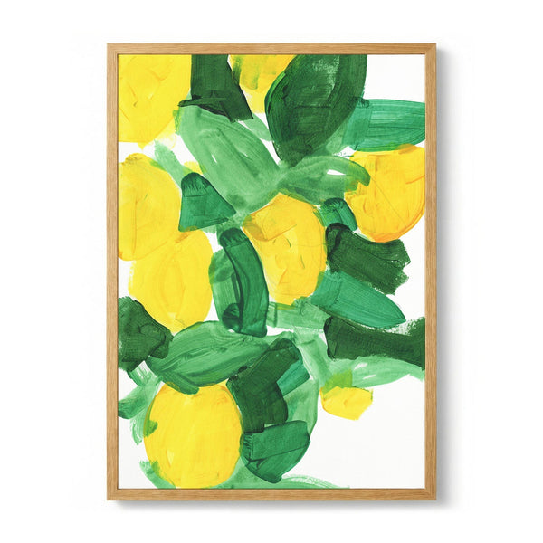 Vibrant Lemon Leaves by cartissi