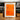 Vibrant Orange Bathroom by Bethany Young - Kuriosis Fine Art GmbH