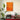 Vibrant Orange Bathroom by Bethany Young - Kuriosis Fine Art GmbH