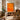 Vibrant Orange Bathroom by Bethany Young - Kuriosis Fine Art GmbH
