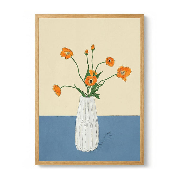 Vibrant Orange Flowers von Nadjaa