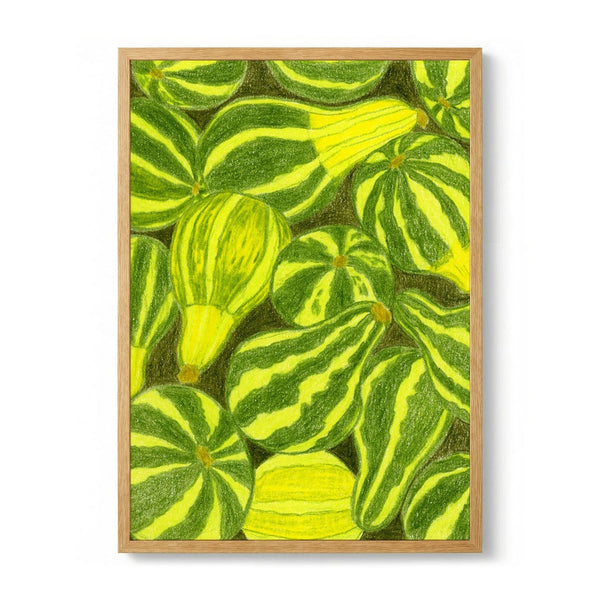 Vibrant Striped Gourds door Viktoriia