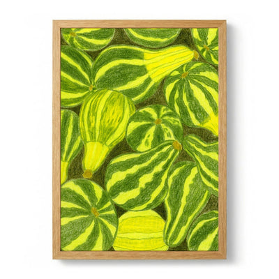 Vibrant Striped Gourds door Viktoriia