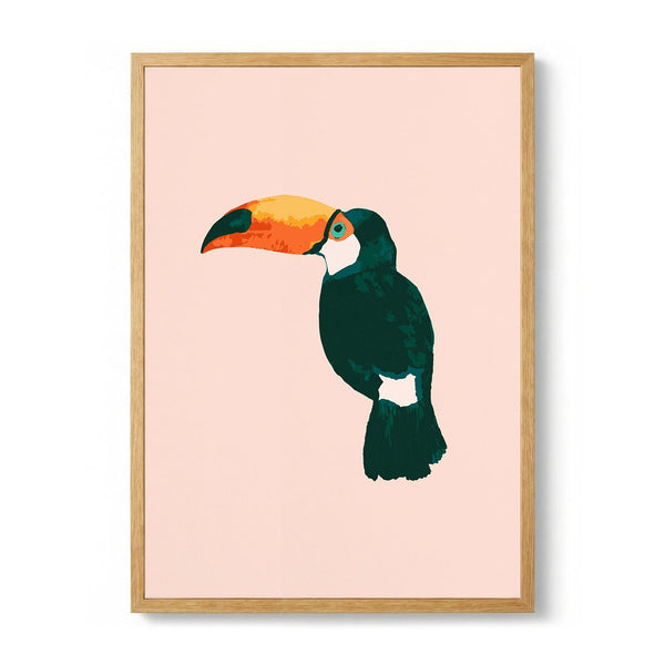 Vibrant Tropical Toucan by Karen Menzenbach