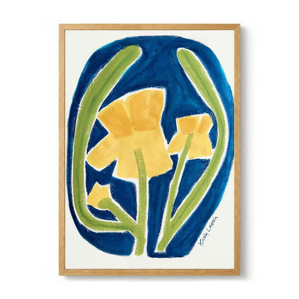 Vibrant Yellow Flowers by Karin Lauria