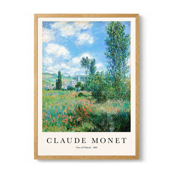 View of Vétheuil von Claude Monet