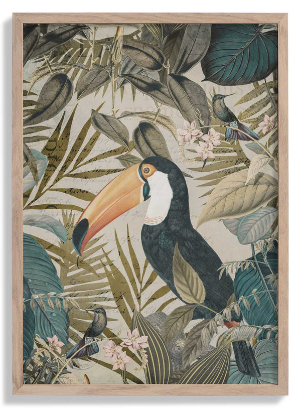 Vintage Jungle Toucan von Andrea Haase