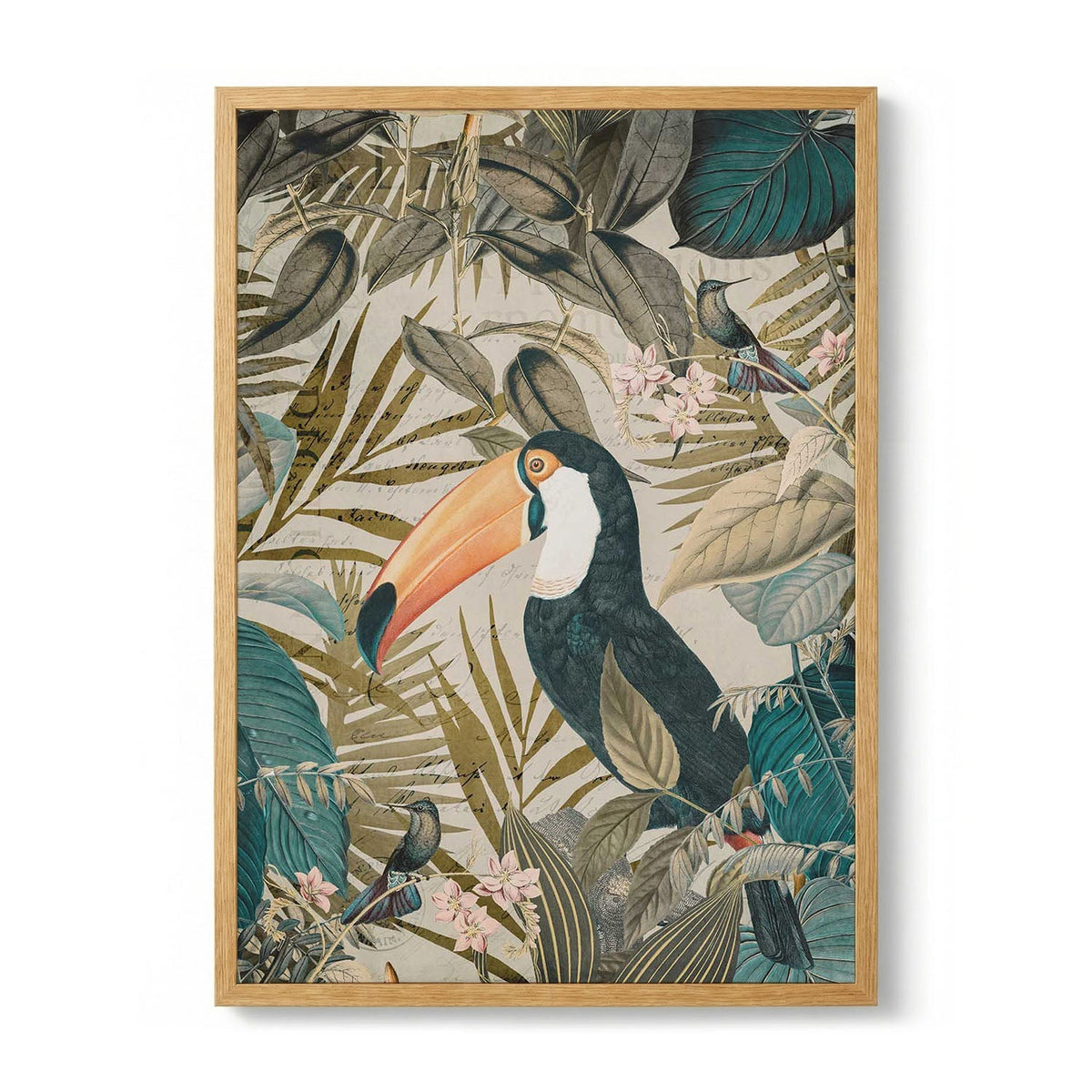Vintage Jungle Toucan von Andrea Haase - S - 29.7 x 42cm (A3) / Kunstdruckpapier