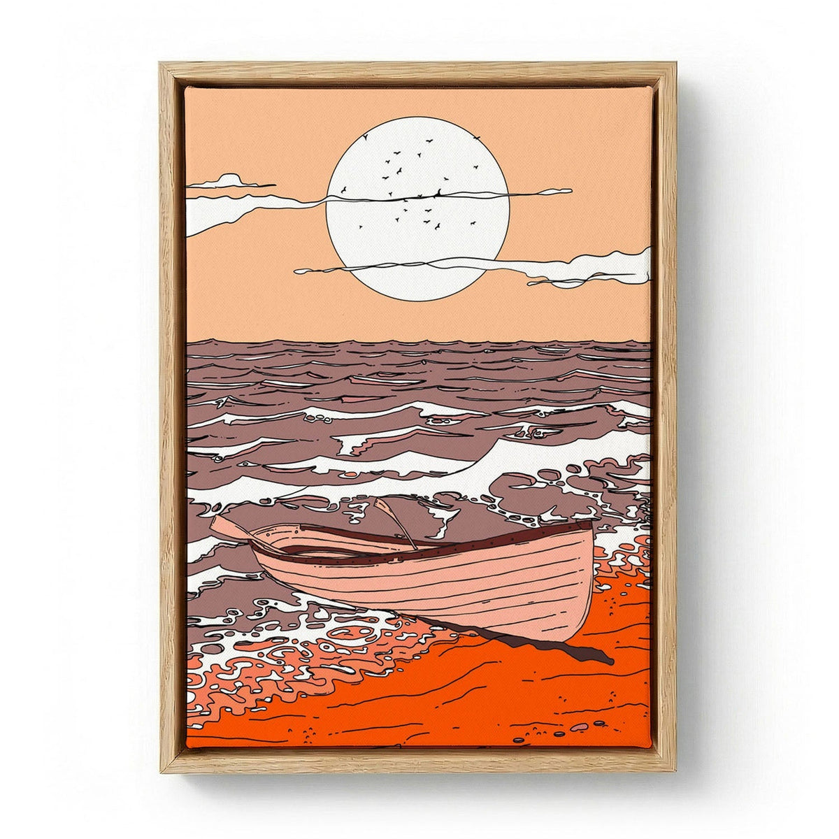Vintage Travel Art by Nicholas - S - 30 x 40cm
