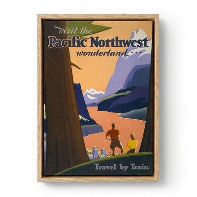 Visit the Pacific northwest wonderland - Travel by train (1925)