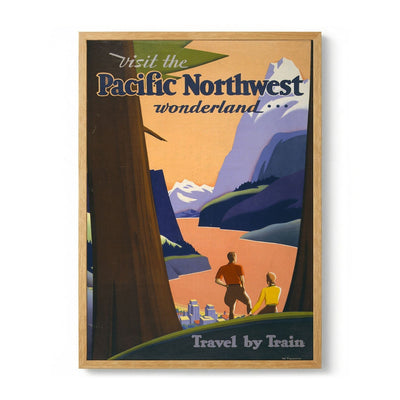 Visit the Pacific northwest wonderland - Travel by train (1925)