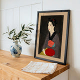 Waitress with a Red Traya Maid by Gōyo Hashiguchi - Kuriosis Fine Art GmbH