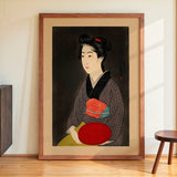 Waitress with a Red Traya Maid by Gōyo Hashiguchi - Kuriosis Fine Art GmbH