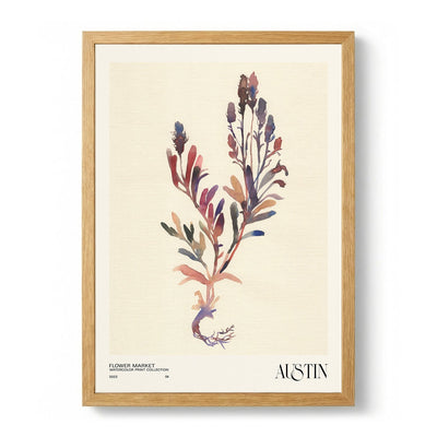 Aquarelprint collectie Bloemenmarkt - Austin door NKTN