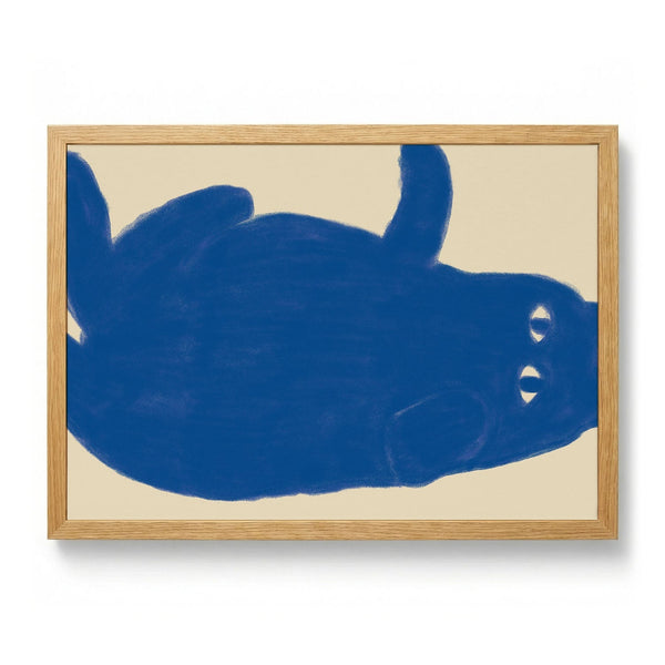 Whimsical Blue Animal by The Art Concept