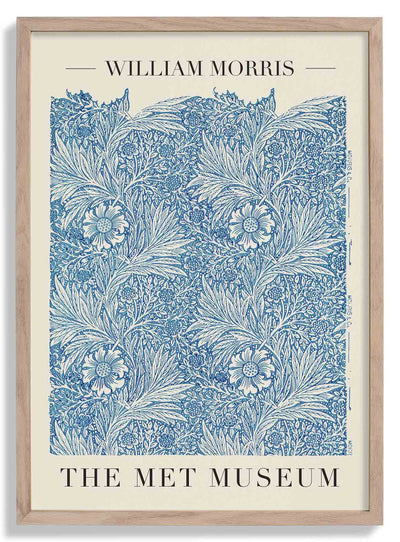 William Morris Blue Marigold Art Exhibition