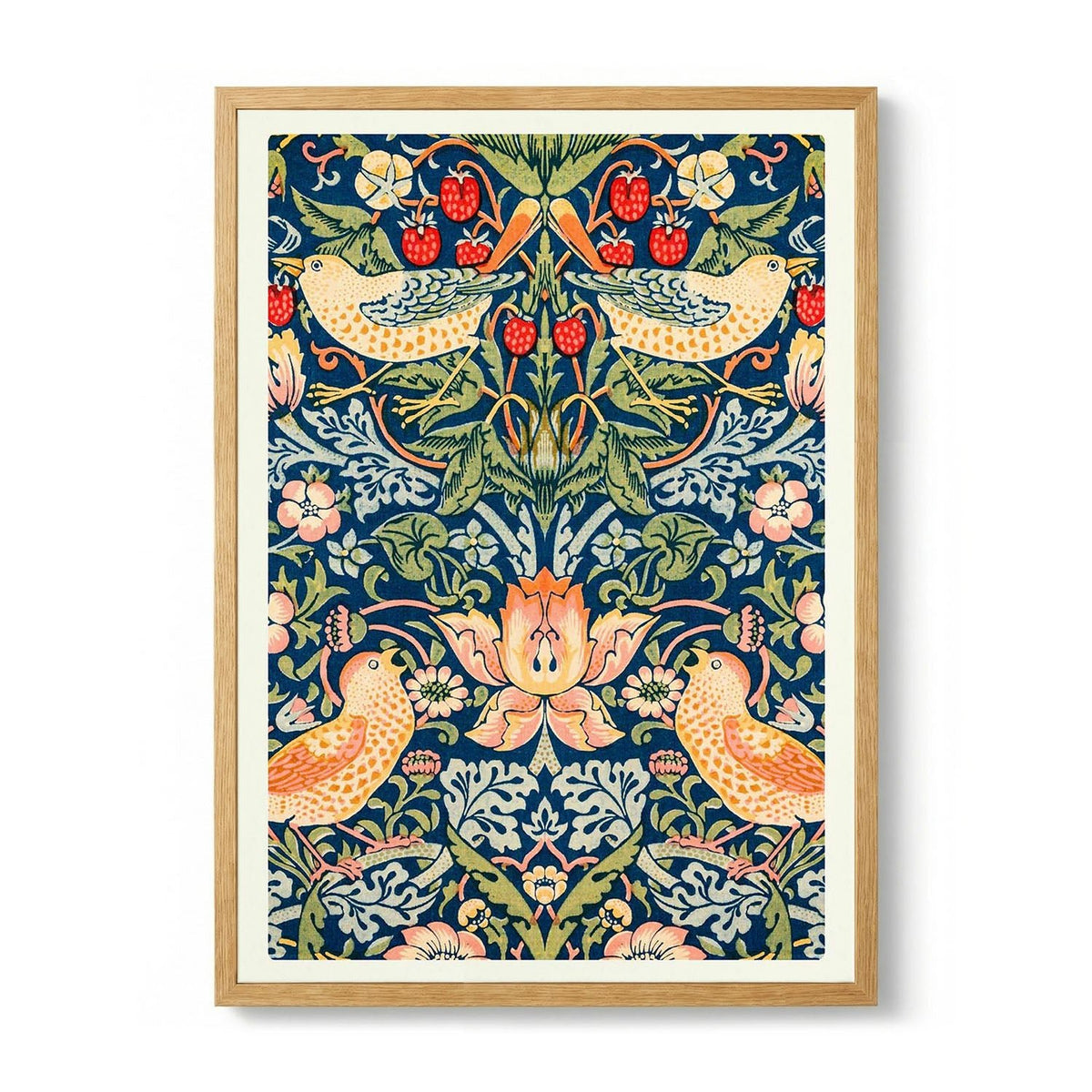 William Morris The Strawberry Thieves Pattern - S - 29.7 x 42cm (A3) / Kunstdruckpapier