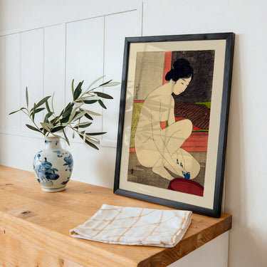 Woman after a bath by Gōyo Hashiguchi - Kuriosis Fine Art GmbH