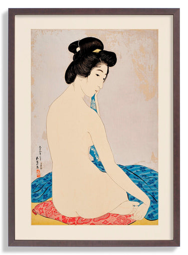 Woman after bath 1920 by Gōyo Hashiguchi - Kuriosis Fine Art GmbH