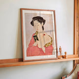 Woman applying powder by Gōyo Hashiguchi - Kuriosis Fine Art GmbH