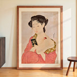 Woman applying powder by Gōyo Hashiguchi - Kuriosis Fine Art GmbH