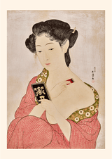 Woman applying powder by Gōyo Hashiguchi - Kuriosis Fine Art GmbH