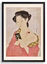 Woman applying powder by Gōyo Hashiguchi - Kuriosis Fine Art GmbH