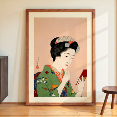 Woman Applying Rouge by Gōyo Hashiguchi - Kuriosis Fine Art GmbH