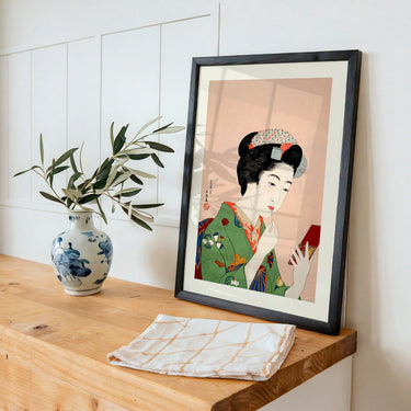 Woman Applying Rouge by Gōyo Hashiguchi - Kuriosis Fine Art GmbH