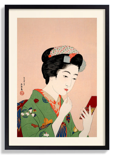 Woman Applying Rouge by Gōyo Hashiguchi - Kuriosis Fine Art GmbH