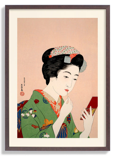 Woman Applying Rouge by Gōyo Hashiguchi - Kuriosis Fine Art GmbH