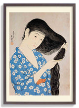 Woman Combing Her Hair by Gōyo Hashiguchi - Kuriosis Fine Art GmbH