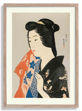 Woman Holding a Towel by Gōyo Hashiguchi - Kuriosis Fine Art GmbH