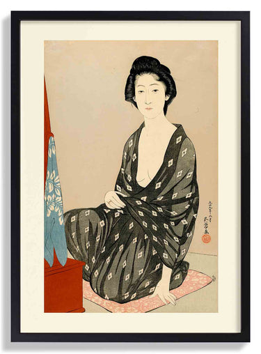 Woman in Summer Dress by Gōyo Hashiguchi - Kuriosis Fine Art GmbH